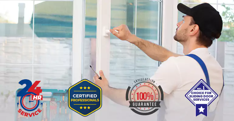 Balcony Glass Door Repair Near Me in Plantation