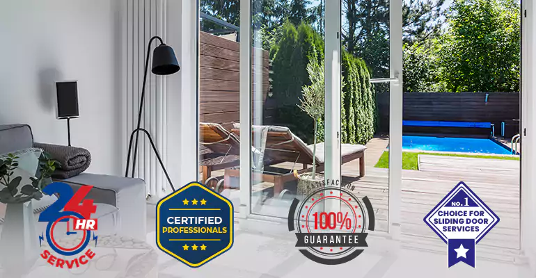 Glass Balcony Sliding Door Repair in Plantation