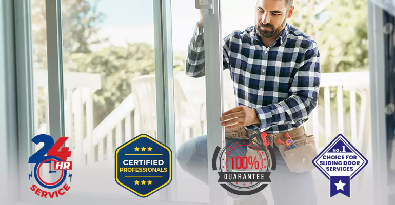 Leaking Sliding Glass Door Repair in Plantation