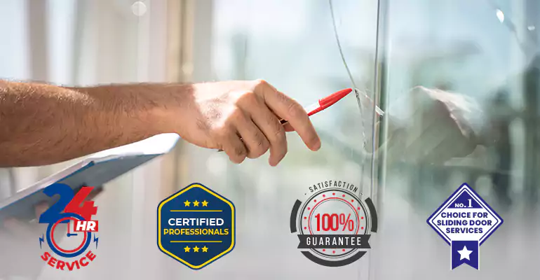 Sliding Glass Door Track Repair in Plantation