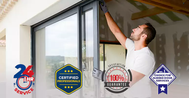 Sliding Glass Door Track Repair Service in Plantation