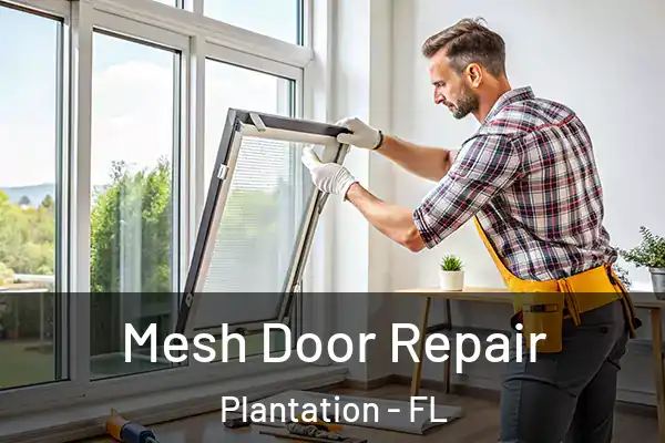 Mesh Door Repair Plantation - FL