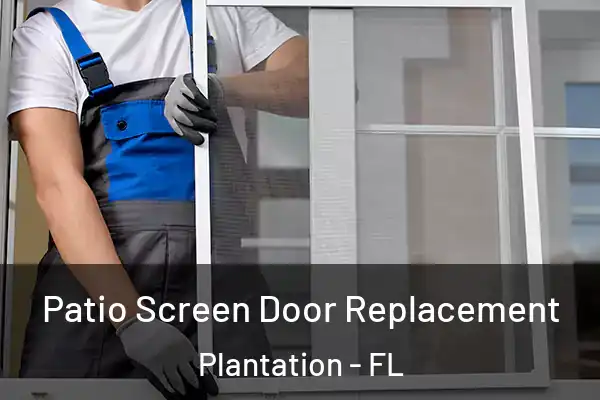 Patio Screen Door Replacement Plantation - FL