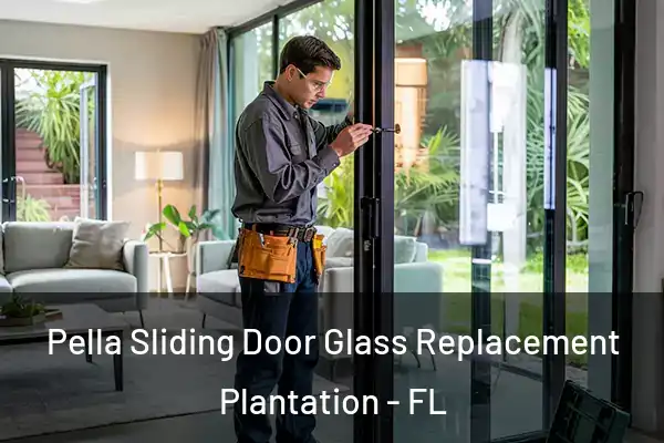 Pella Sliding Door Glass Replacement Plantation - FL