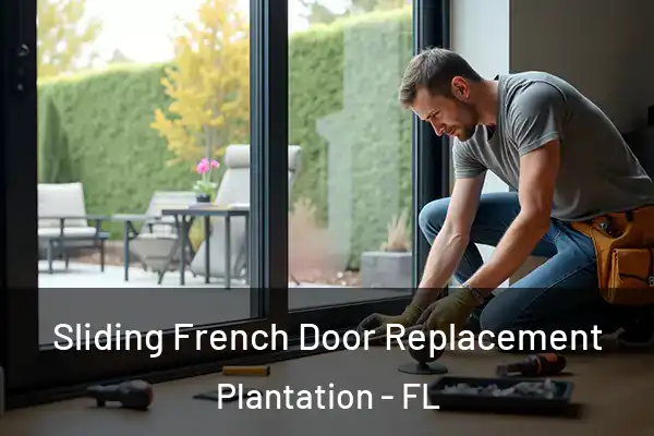 Sliding French Door Replacement Plantation - FL